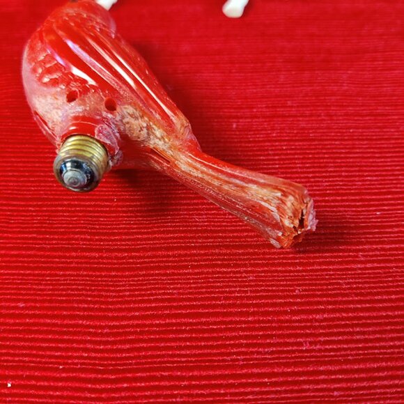 Vintage Hard Plastic Celluloid Christmas Ornaments & Bulbs - Lot of 4-  RARE - Picture 11 of 13